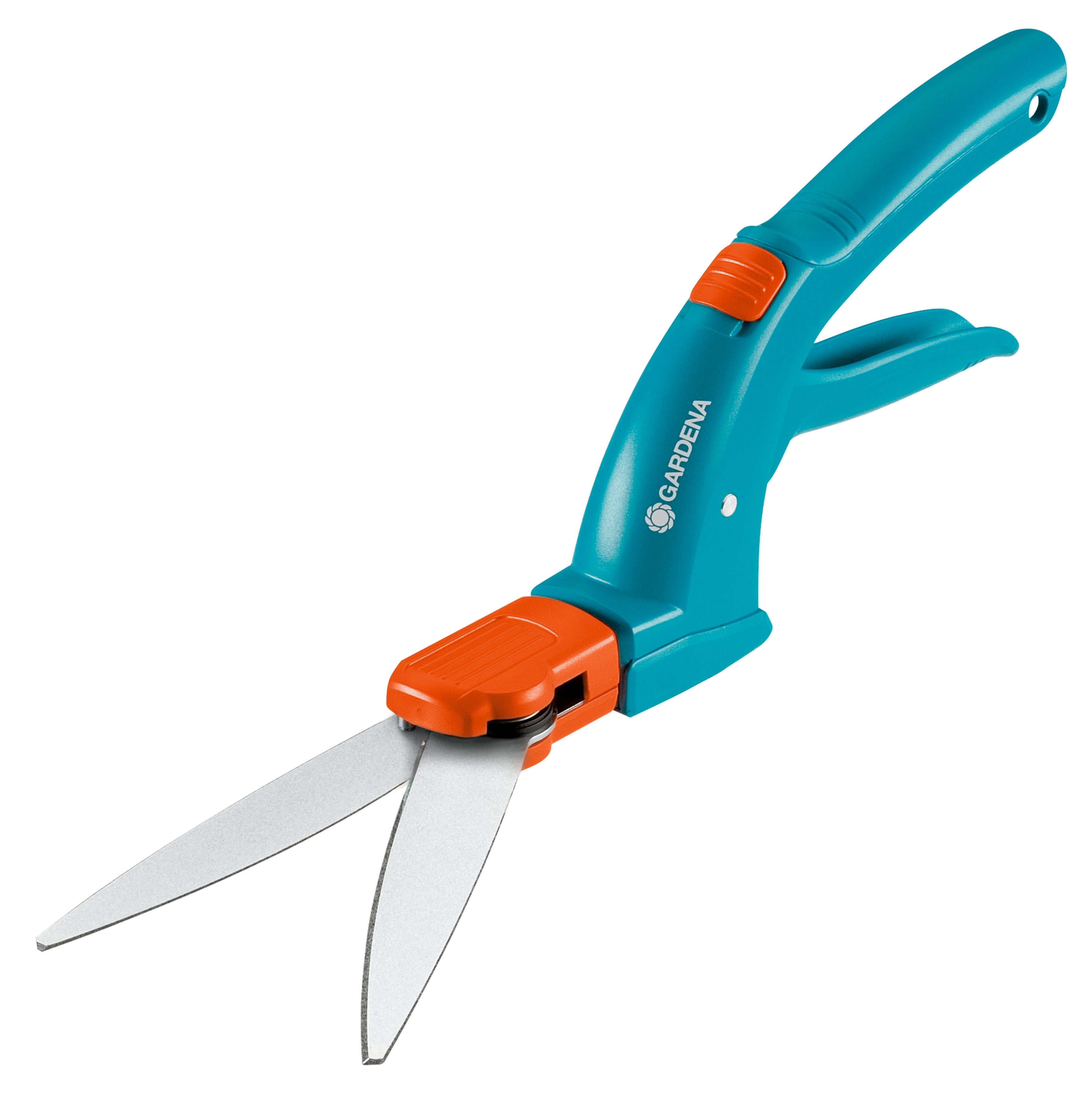 Nożyce do trawy Gardena Classic z obrotowymi ostrzami 360° i ergonomiczną rączką zielone