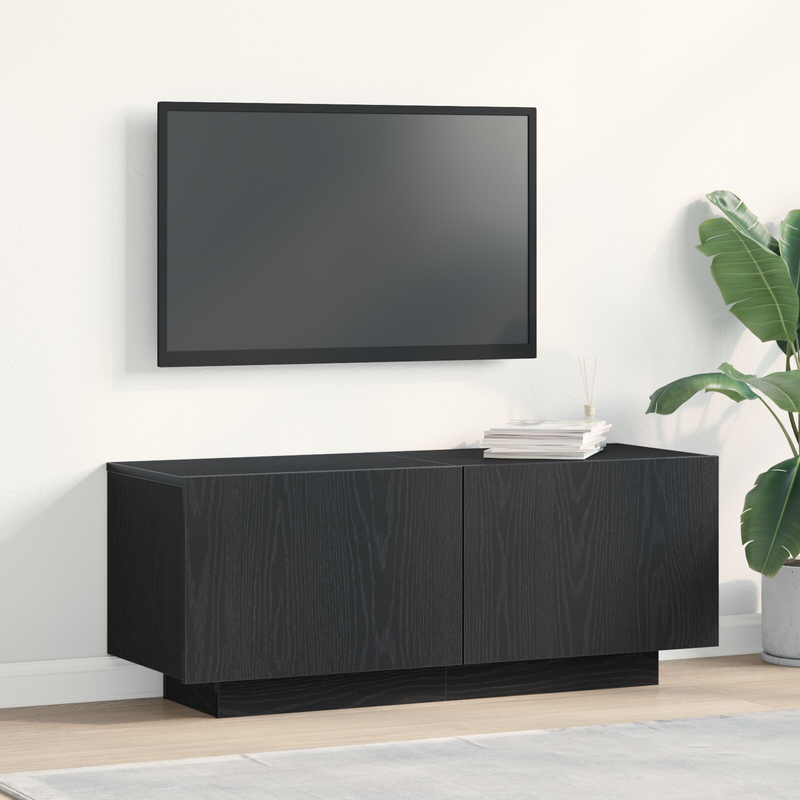 Eleganz Meuble TV, Chêne Sonoma, 140 X 35 X 40 Cm, En