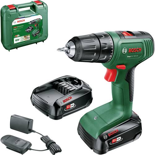 Perceuse-visseuse sans fil Bosch Home and Garden EasyDrill 18V-40 06039D8002 18 V 1.5 Ah Li-Ion + 2 batteries, +