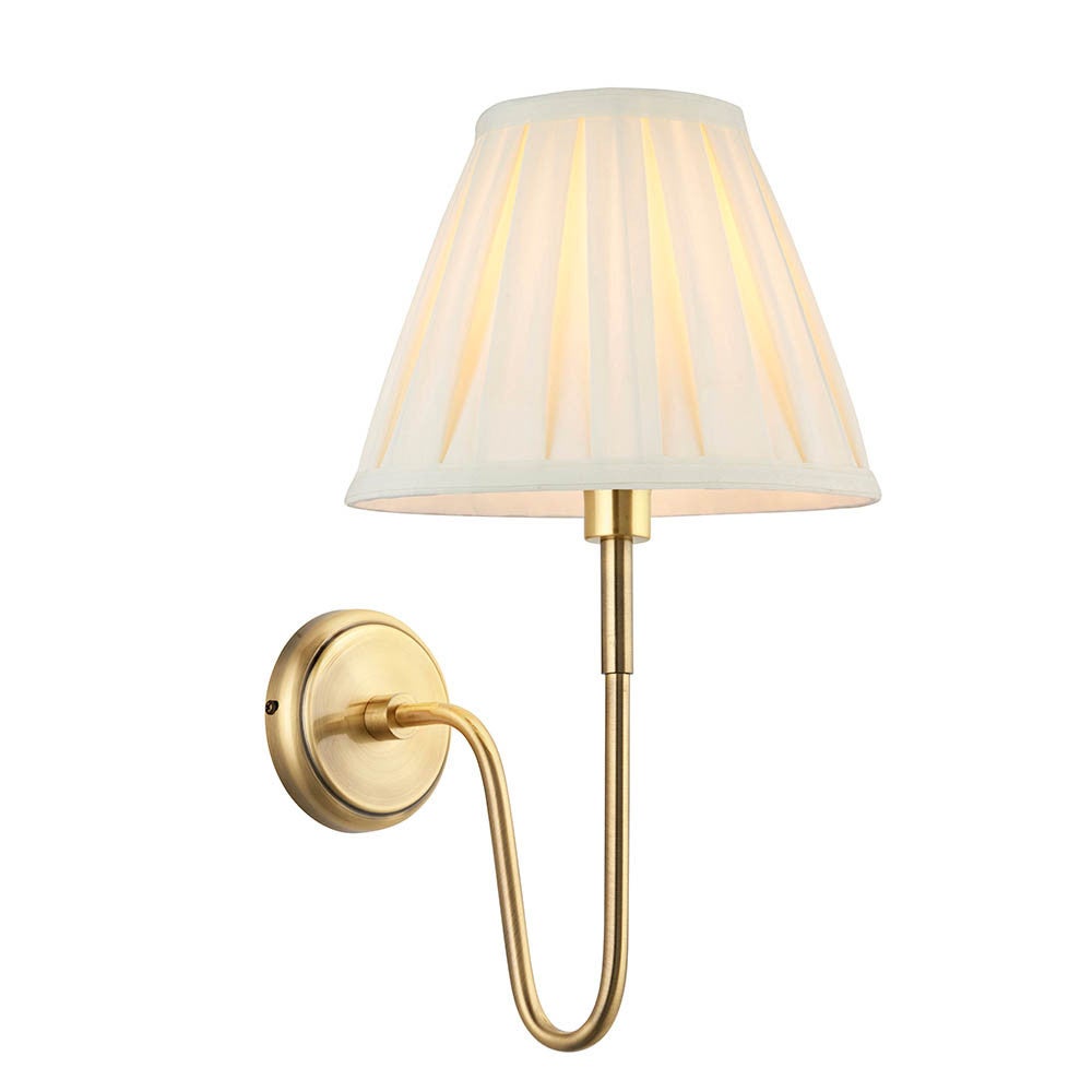 Kinkiet ROUEN &amp; CARLA antyczny mosiężny 1xE27x20W metal wym:49x26x34,5cm IP20 Endon