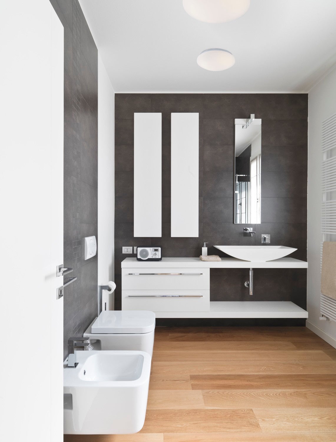 Plafonnier salle de bains chrome Kao - 3