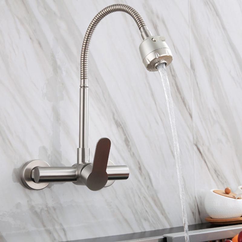 Kran kuchenny ze stali nierdzewnej SUS304 z obrotową konstrukcją, dwutrybowym wylotem i wysokiej jakości aeratorem