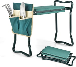 Tabouret Pliant 3 Pieds Vert - Charge 100 Kg, Sangle De Transport - Pour Camping, Pêche, Festivals - Polyester 600D