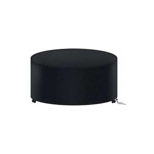 Pokrowiec na okrągły stół ogrodowy 180 x 90 cm, wodoodporny pokrowiec na meble ogrodowe, pokrowiec na okrągły stół ogrodowy Oxford 210D
