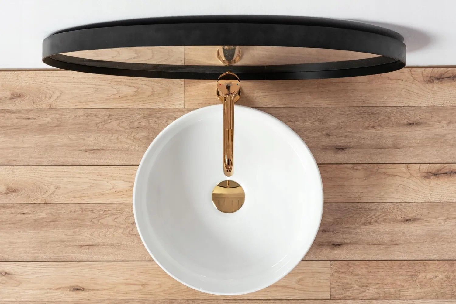 LAVATÓRIO DE APOIO REA SAMI WHITE 36X36X11,5CM - 8