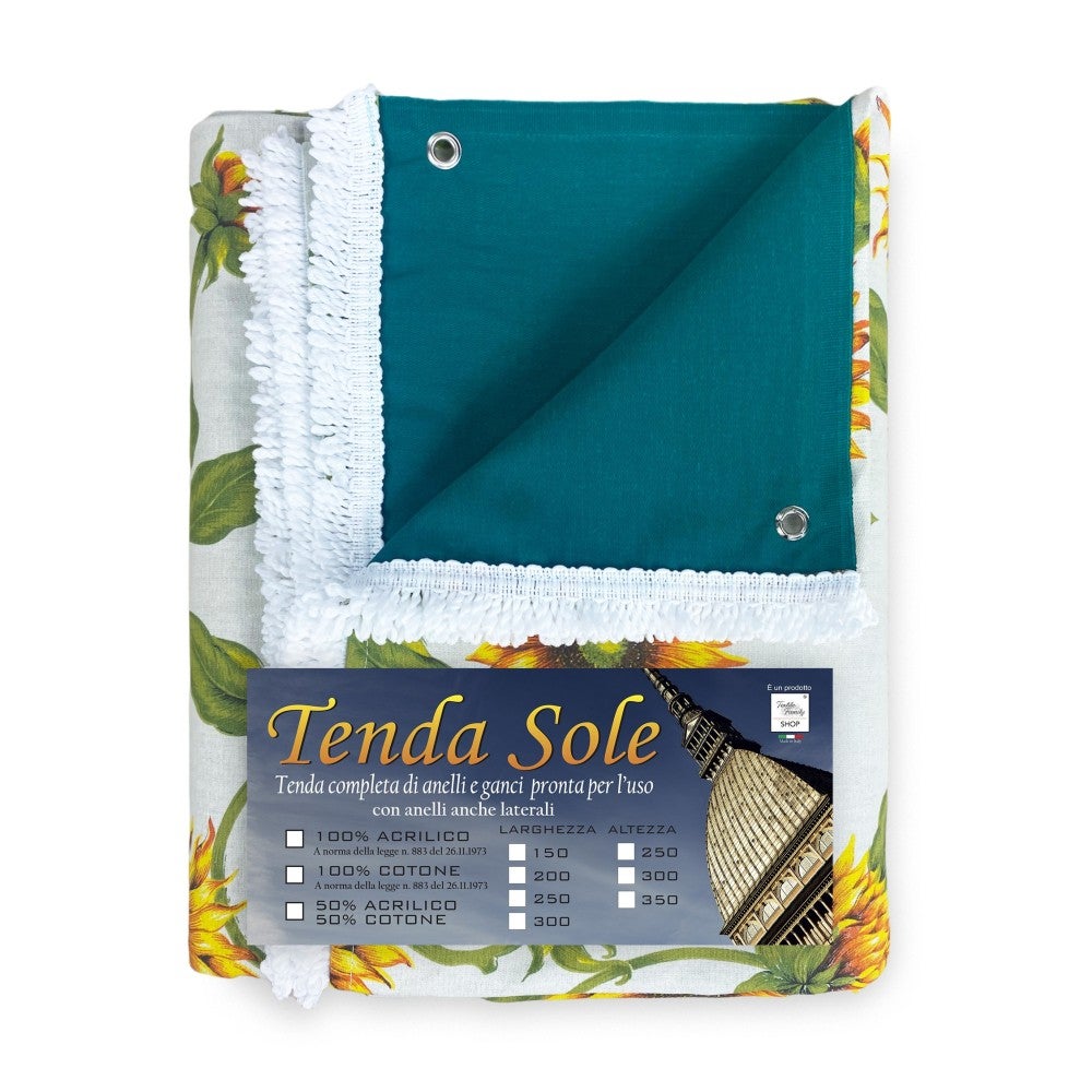 Tenda Italiana Tenda Sole Da Esterno Tex Family Bianco In