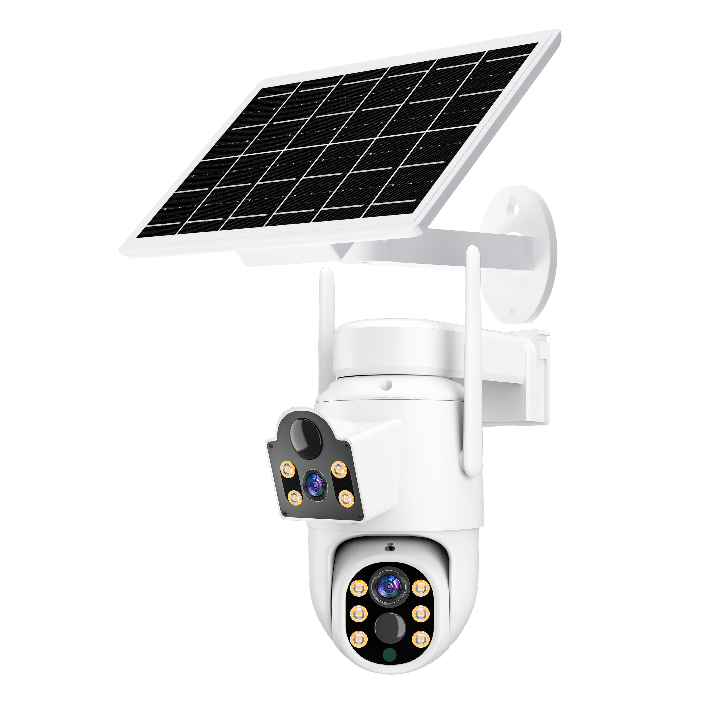 ANRAN 2K telecamera di sicurezza solare, Wireless WiFi proiettore telecamera est