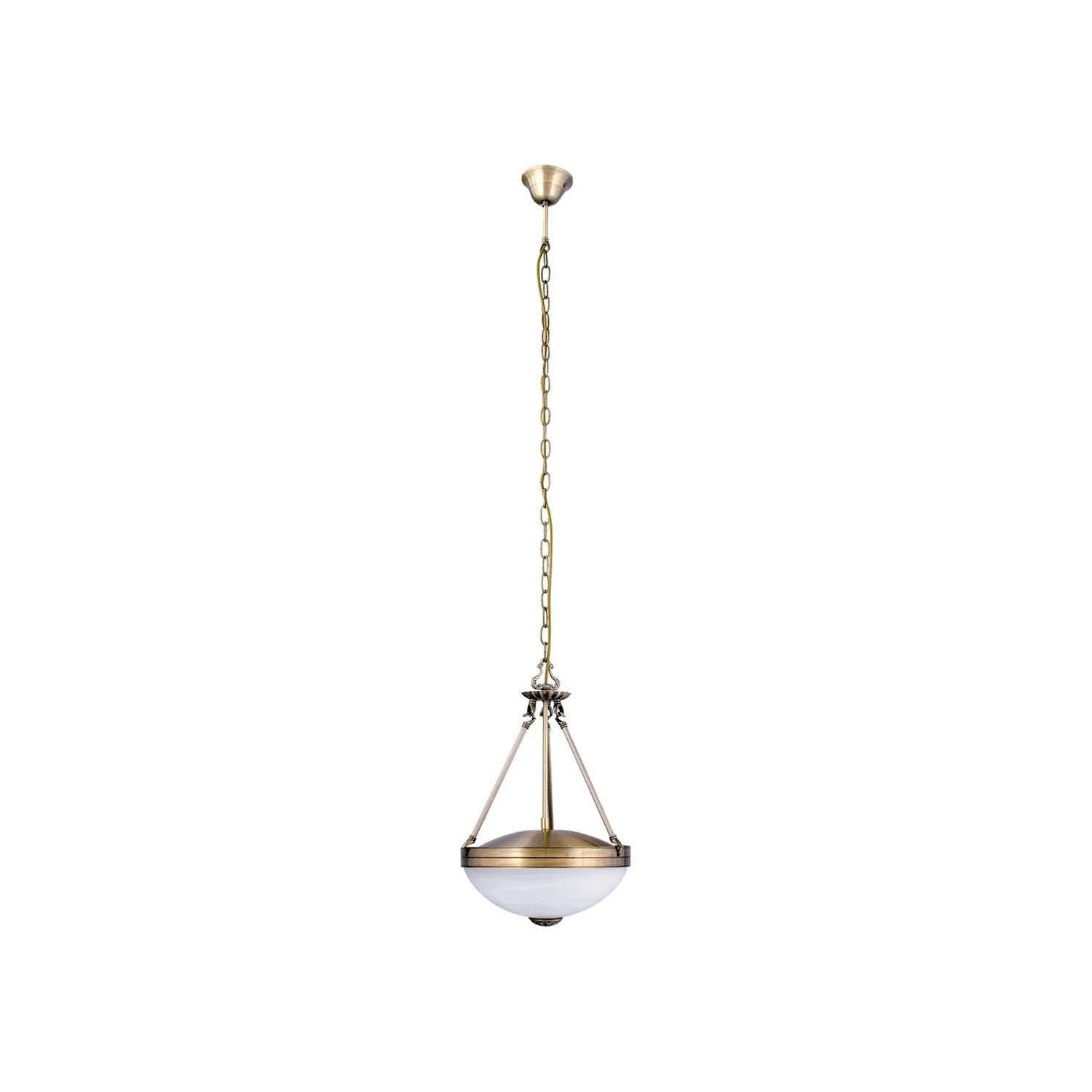 Lampa wisząca Marlene brązowo-białe szkło alabastrowe 2xE27x60W metal wym:100x32x32cm IP20 Rabalux