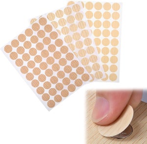 54 Pièces 21 Mm Cache Trou Meuble Cache, Vis Adhesif Cache, Trou Mur Autocollants Pour Armoires Murales Bureaux Réparations De Meubles | Leroy Merlin