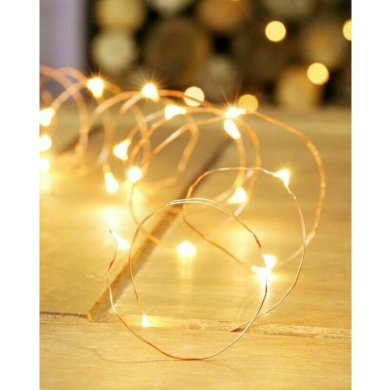 LED Bouteille Guirlande, 2m 20 LED Pour Bouteille [16 pièces] Guirlande Lumineuse Bouteille LED Lampe Bouteille étanche Fil d'argentFlexible - 3