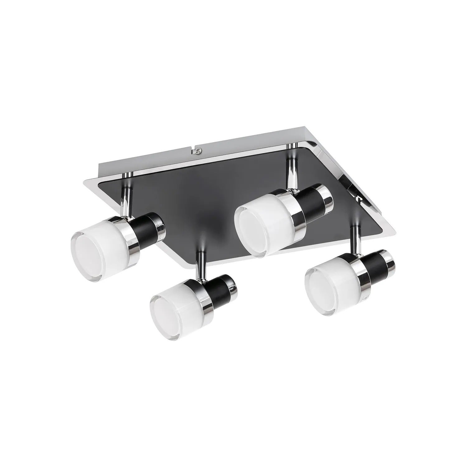 Lampe spot LED 20W 4000K Noir Métal IP44 - 3