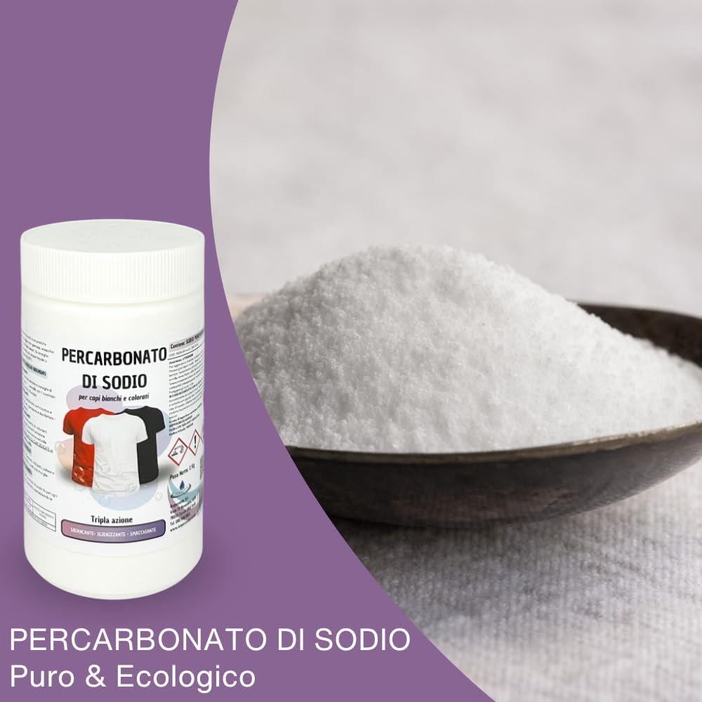 Percarbonato Di Sodio 5kg - Sbiancante Naturale Per Bucato E Pulizie Domestiche - Foto 7