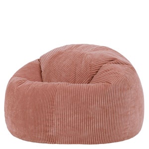 COSTWAY Tabouret Coiffeuse Rond En Velours Rose - Pouf Rembourré Confortable, Base Métal Robuste, Coussinets Antidérapants, 35x35x41 Cm Idéal Salon, Chambre & Entrée