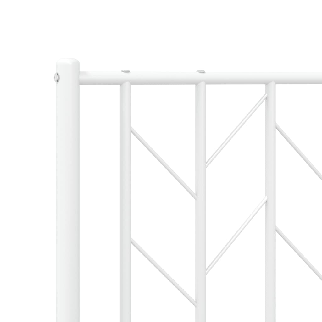 Tête de lit métal blanc 180cm - 6