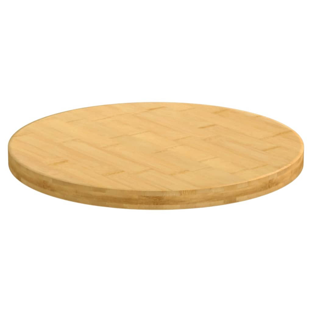 Tablero de mesa de bambú de 50x2,5 cm.