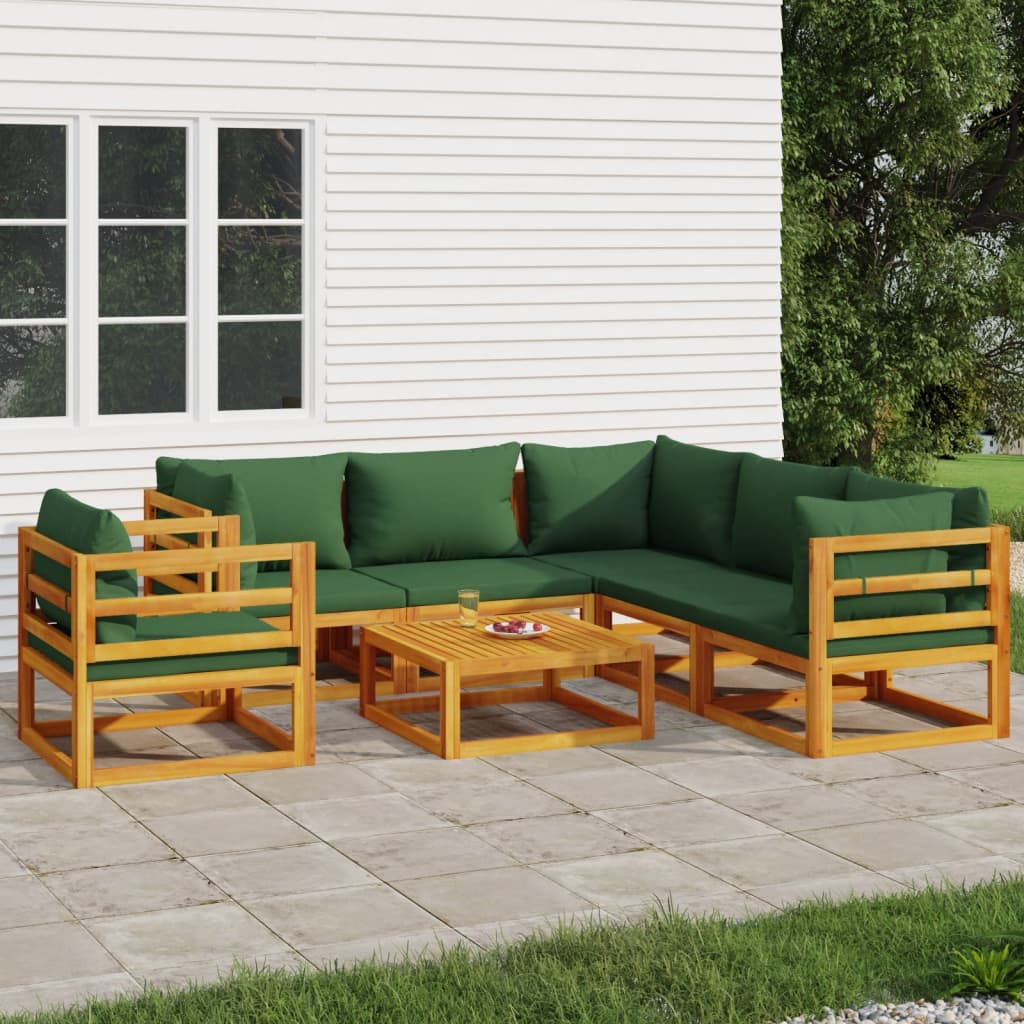 Ansobea Salon De Jardin 4 Personnes Polyrotin Noir – Canapé 2 Places, 2 Fauteuils, Table + Coussins Résistants Intempéries