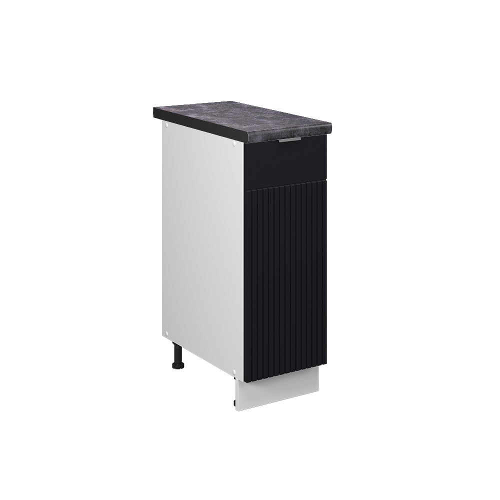 Vicco Szafka apteczna Fame-Line, Czarne paski, 30 cm , BP Antracyt