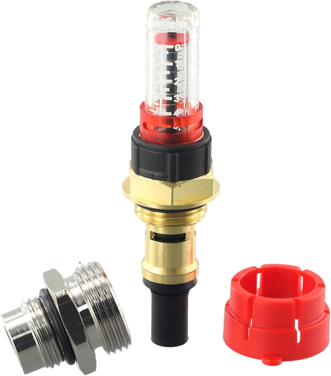 Zestaw 1 przepływomierzy do rozdzielaczy, przepływomierz do ogrzewania podłogowego, regulator przepływu rozdzielacza DN25