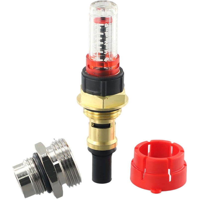 Zestaw 1 przepływomierzy do rozdzielaczy, przepływomierz do ogrzewania podłogowego, regulator przepływu rozdzielacza DN25