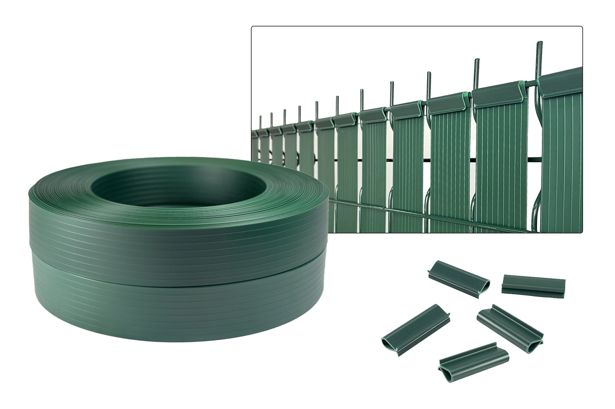 Listwa zaciemniająca BALDO 200mX46mm Rolka PVC Zielona