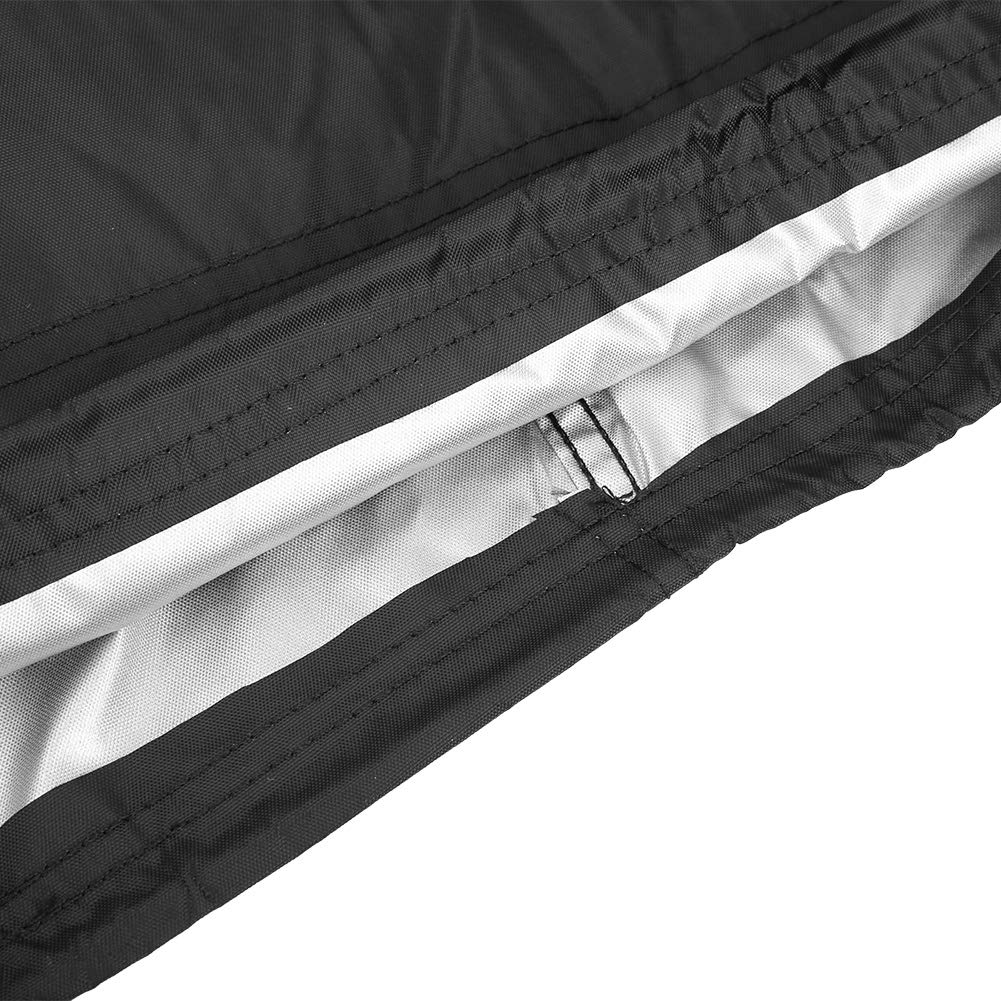 Housse de barbecue en tissu Oxford imperméable, anti-poussière et anti-UV, housse de barbecue à gaz d'extérieur pour barbecue de cour (145 x 61 x 117) - 8