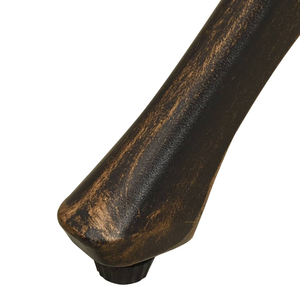 Maison Exclusive - Tavolo da Giardino Bronzo 78x78x72 cm in Alluminio Pressofuso - 5