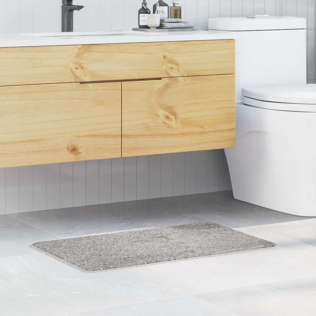 Mata łazienkowa antypoślizgowa Szary 50 x 80 cm PP vidaXL