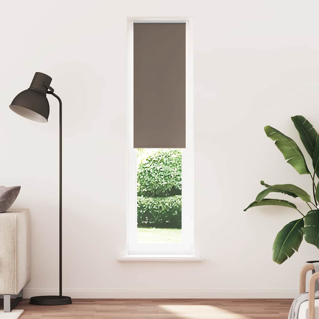 Roleta zaciemniająca kawowa 40x210 cm Szerokość tkaniny vidaXL