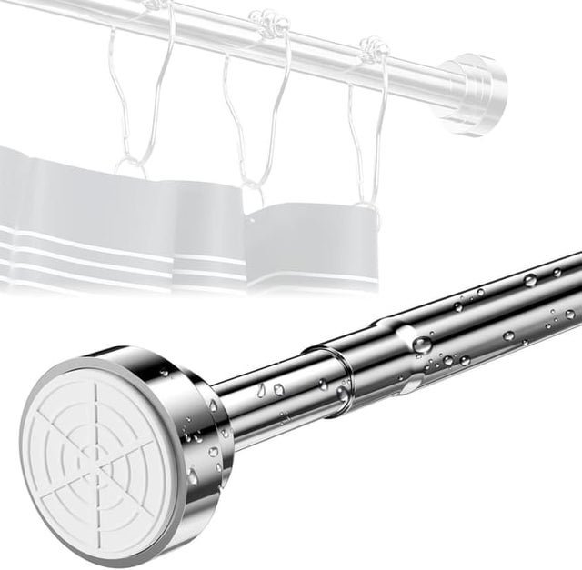Tringle à Vêtements Extensible En Acier Inox - Ajustable De 47 à 96 Cm Sans Perçage - Pour Armoire, Salle De Bain, Cuisine