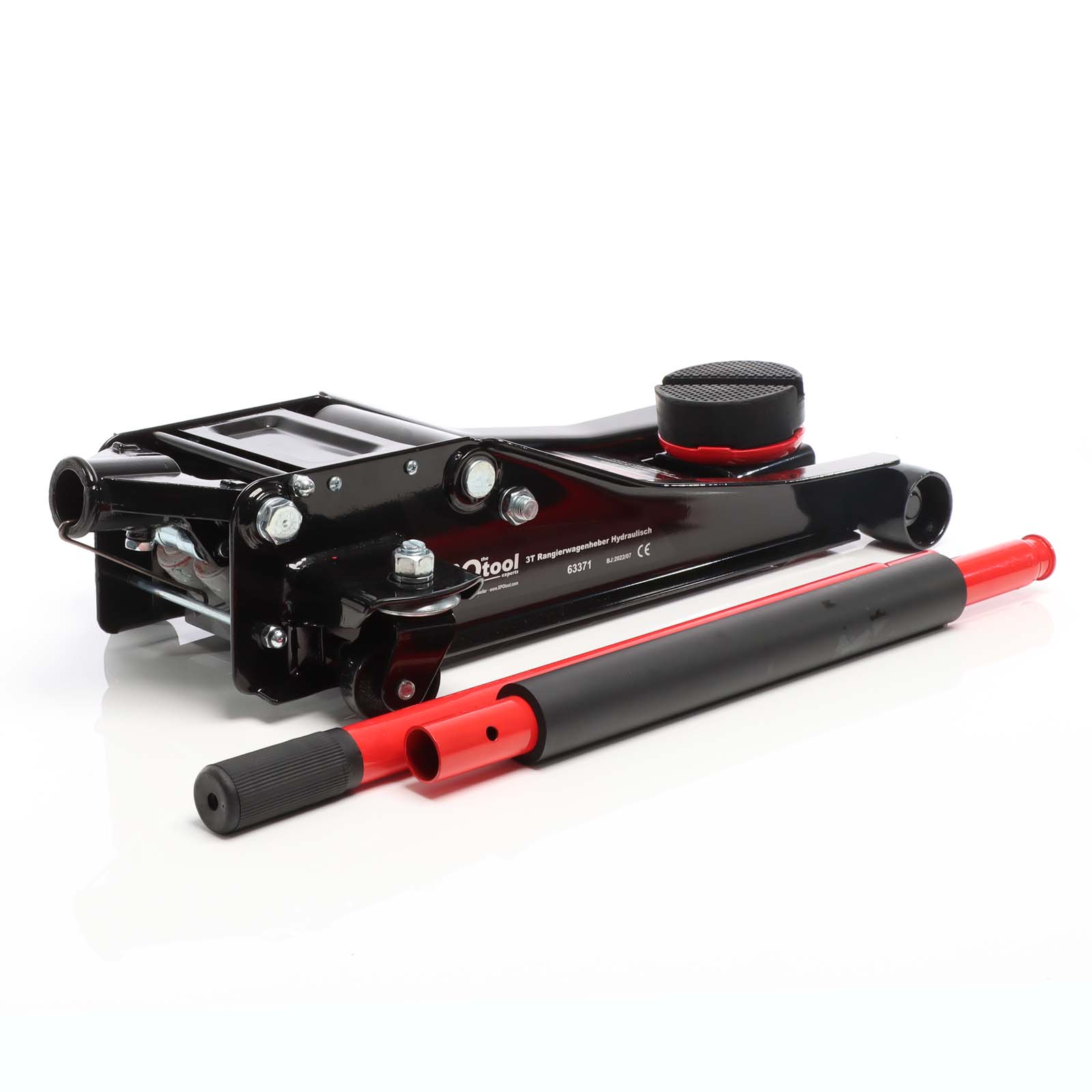 Cric hydraulique de plancher manœuvrable de 3T Poids 29 kg Hauteur de levage 85-500mm avec Piston double Levage voiture Garage Atelier… XPOtool - 2