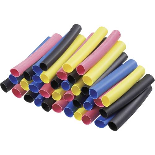 APOMOONS 4:1 Gaine Thermorétractable 12/16/32/52mm, Tube Thermorétractables avec Adhésif 2M, Gaine Thermo, Gaines Thermorétractables, Gaine Thermorétractable etanche noire (12mm x 2m