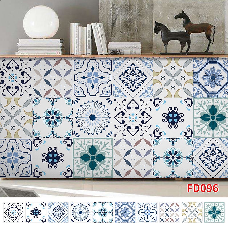 20pcs Stickers Carrelage Auto-adhésif Autocollants De Carreaux Adhesifs