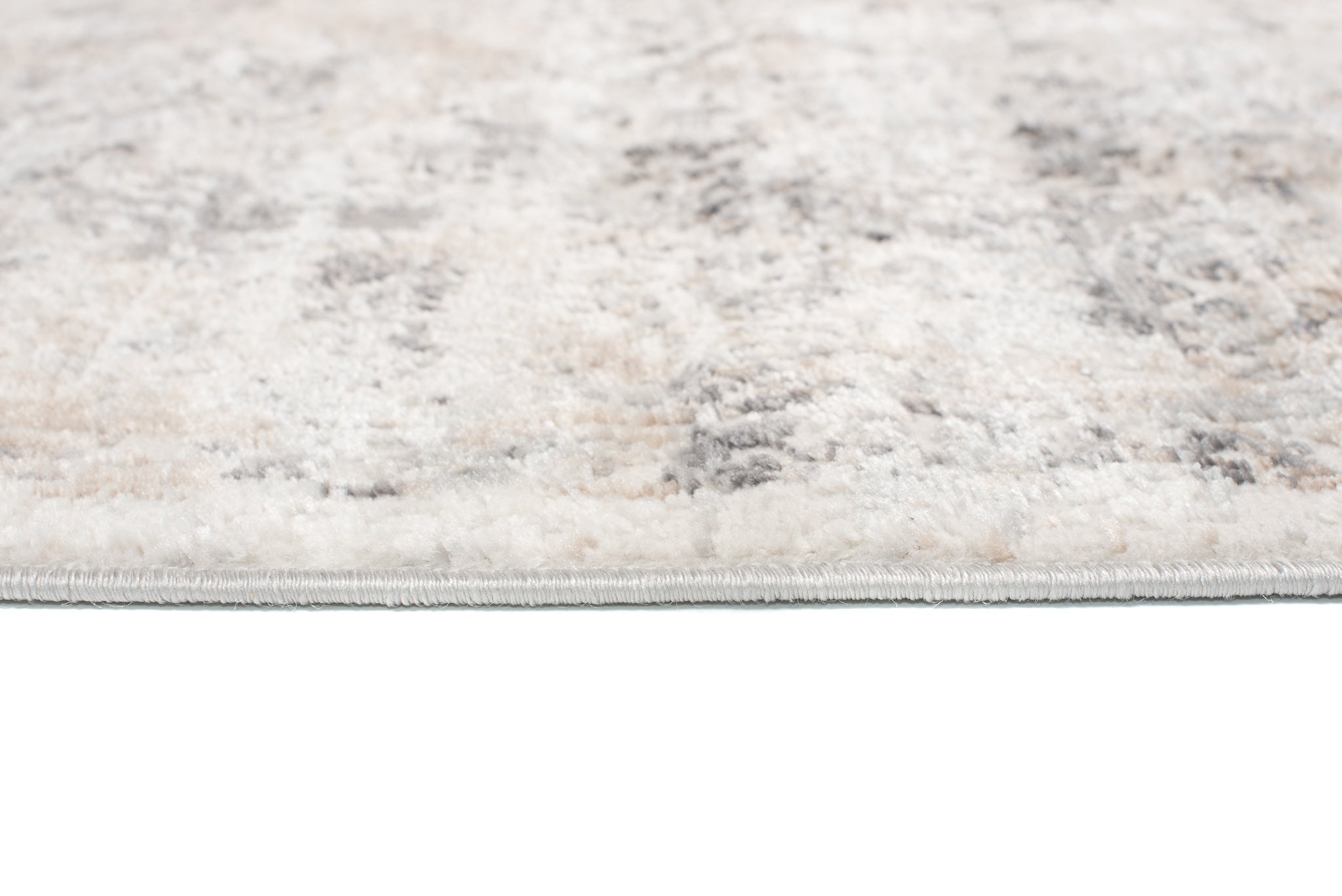 TAPISO Valley Tapis Salon Chambre Vintage Beige Gris Floral Doux 200x300 - 4