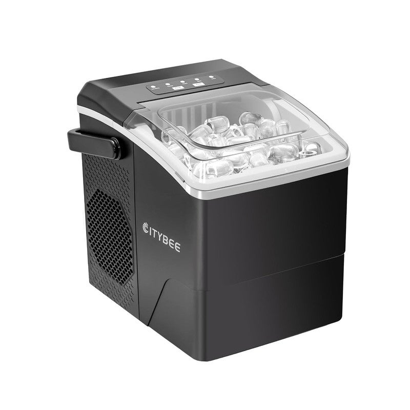 NETTLIFE Ice Maker Mała cicha kostkarka do lodu - 2 rozmiary pocisków Miniaturowa kostkarka do lodu 9 kostek lodu gotowych w 6 minut
