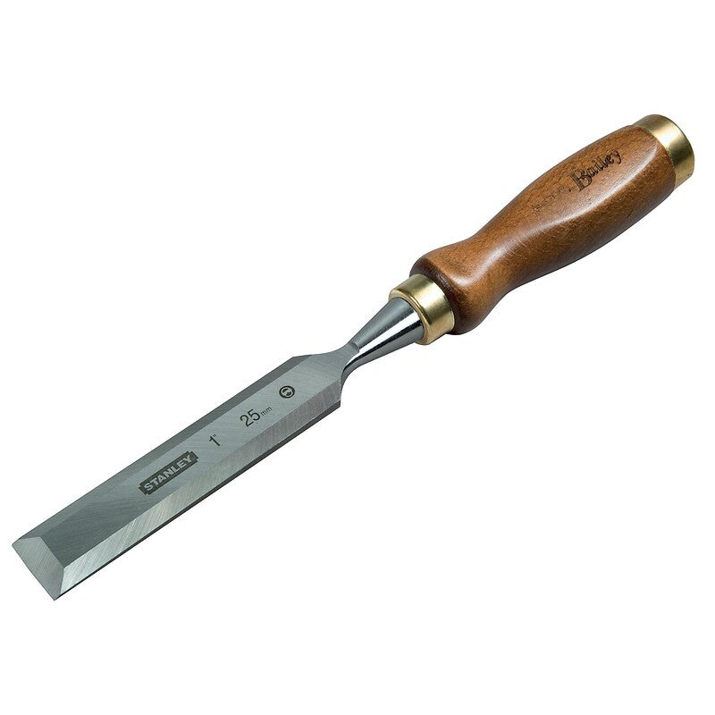 Stanley - Ciseau à bois 160 x 25 mm - manche bois Bailey - lame acier chromé - 2-16-392 - 4
