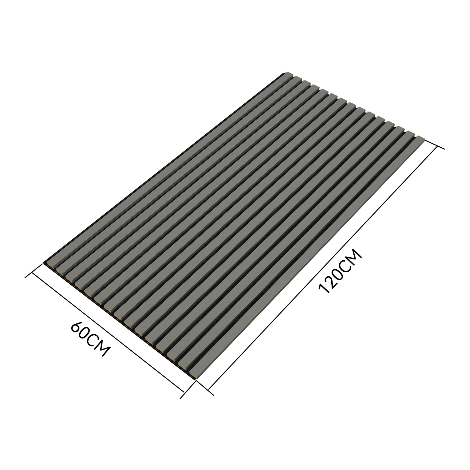 Panneaux acoustiques Vang lot de 8 panneaux effet chêne gris clair NEU.HOLZ - 4