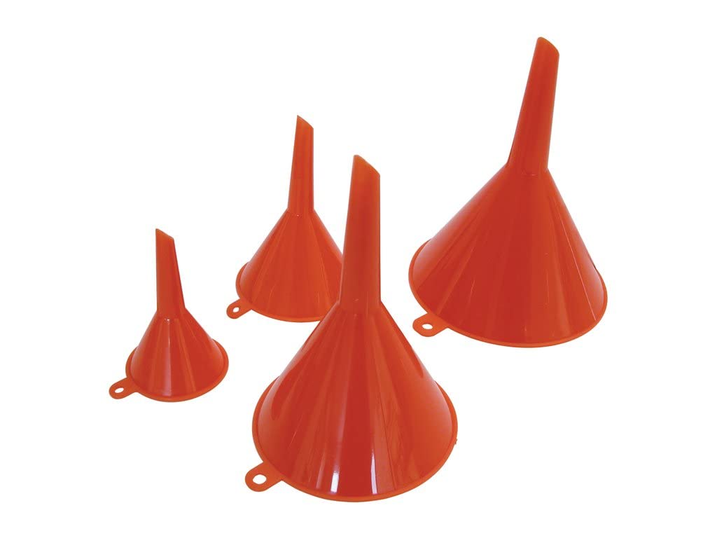Set 4 Imbuti In Plastica Rossi - Diametri 5, 7, 9 E 11,3 Cm - Per Uso Universale In Casa, Cucina, Garage - 3