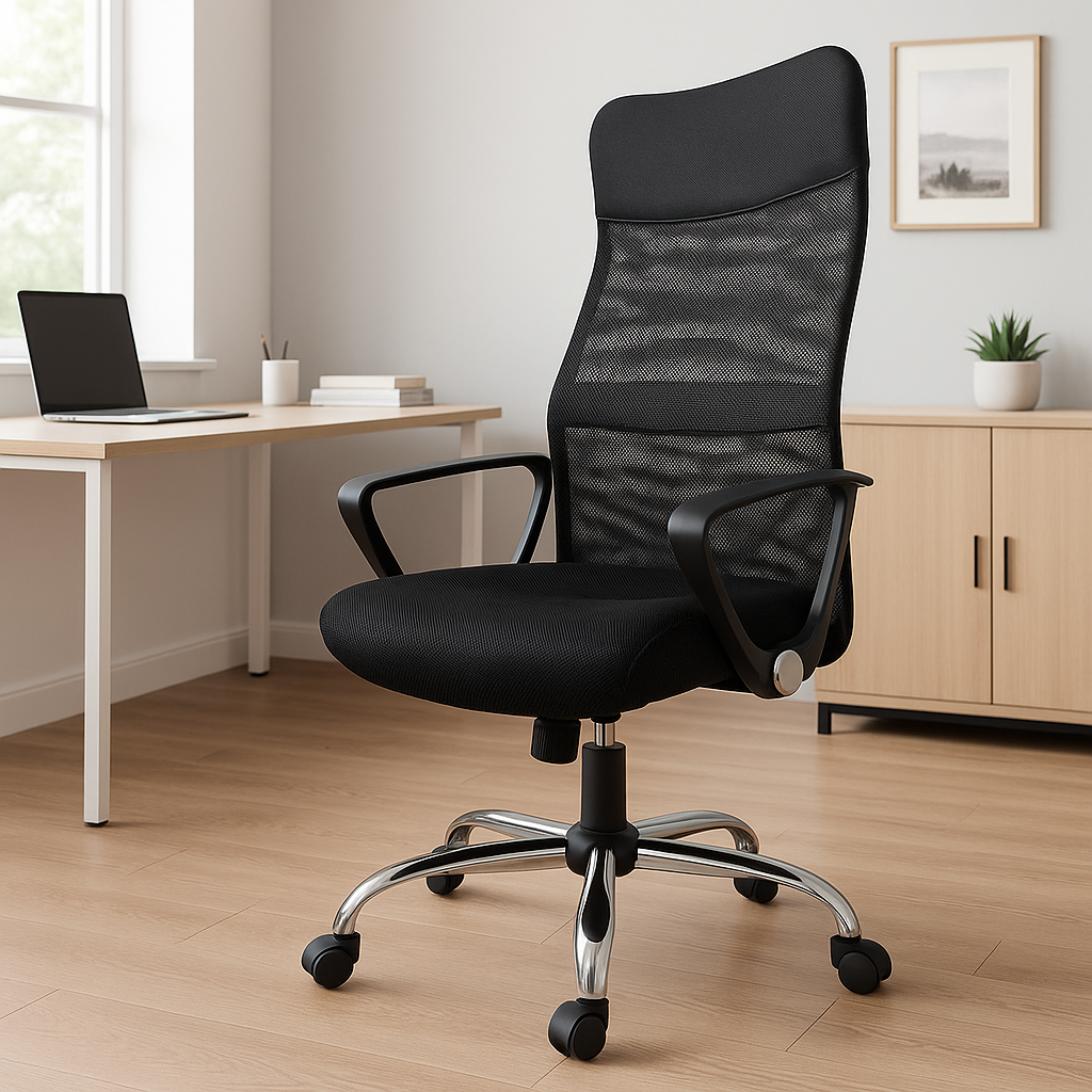 Maka sedia da ufficio scrivania ergonomica a rotelle girevole