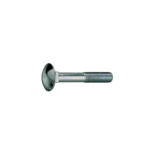 Boulon Japy - Viswood - Tête ronde collet carré - TRCC - Acier zingué - 8 x 40/22 mm - Boîte de 100 - 4