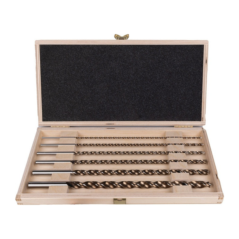 Zestaw wierteł krętych do drewna TIMBER TWIST 6 szt.D.3,4,5,6,8,10mm ALPEN