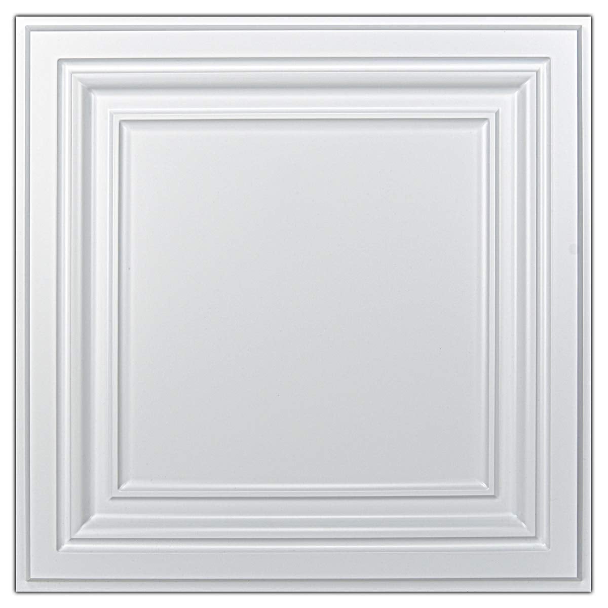 Lot de 6 Dalles Plafond PVC 61×61 cm – Panneaux Plafond Suspendu Légers ...