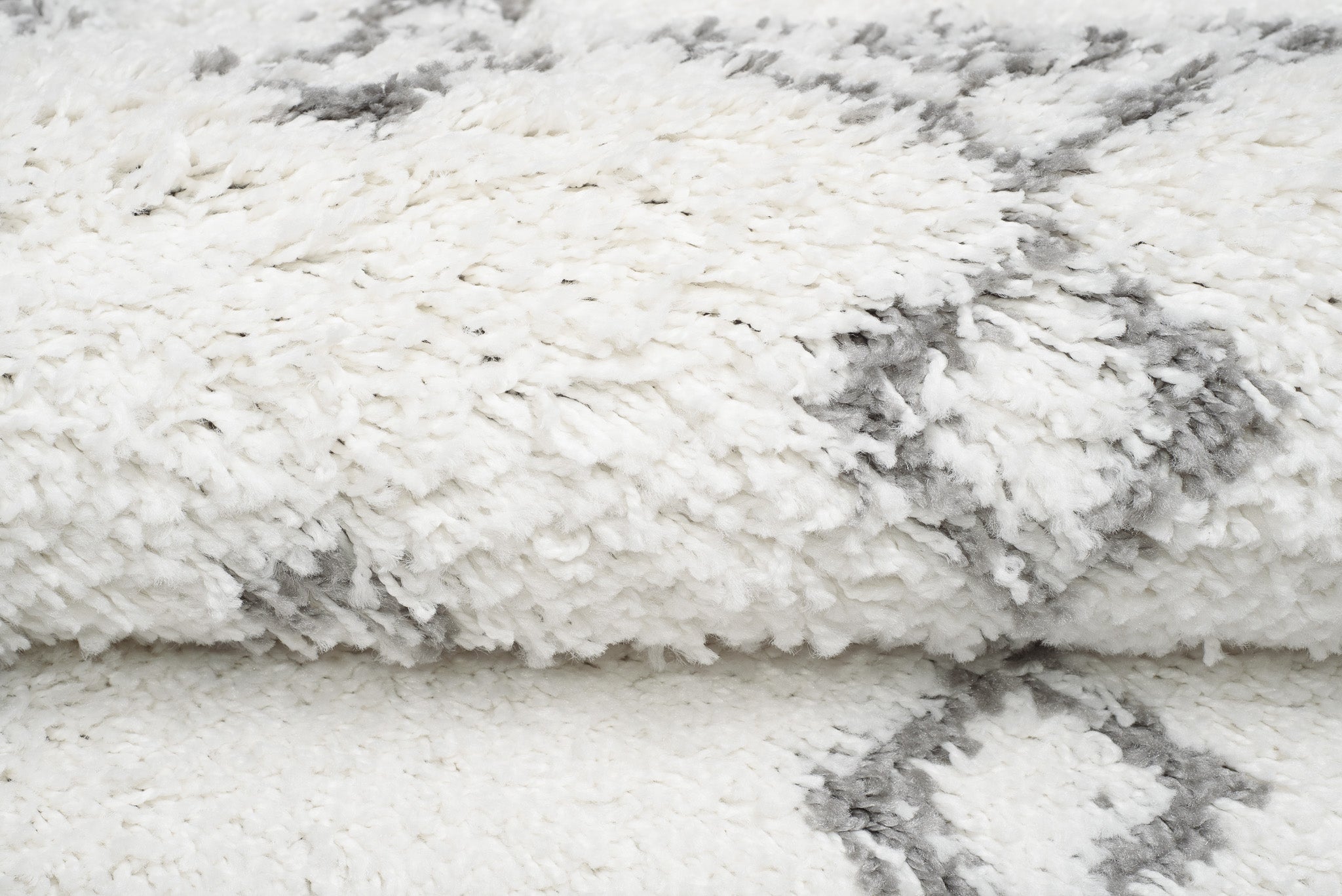 TAPISO Boho Tappeto Passatoia Salotto Morbido Ingresso Corridoio Etnico Frange Crema Grigio Shaggy 100 x 400 cm - 4