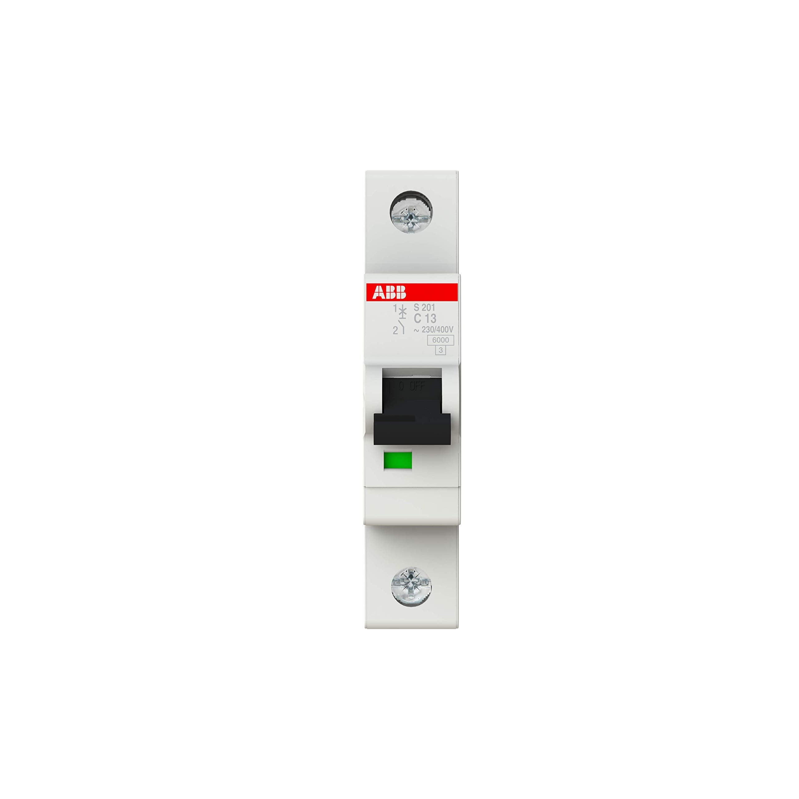Interruttore magnetotermico S201 NA C3 6KA 2P 1P+N
