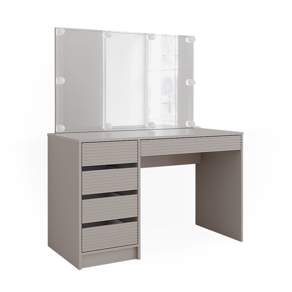 Vicco Toaletka Sherry, Kaszmir, 120 cm z lustrem i oświetleniem LED