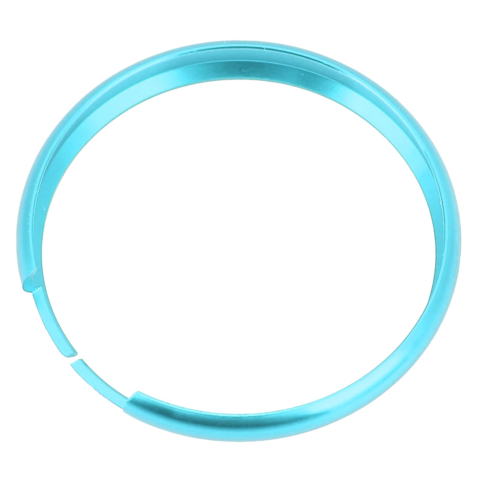 Anello di ricambio in lega di alluminio per portachiavi remoto MINI R55 R56 R57 R58 R59 R60 (azzurro cielo) - 9