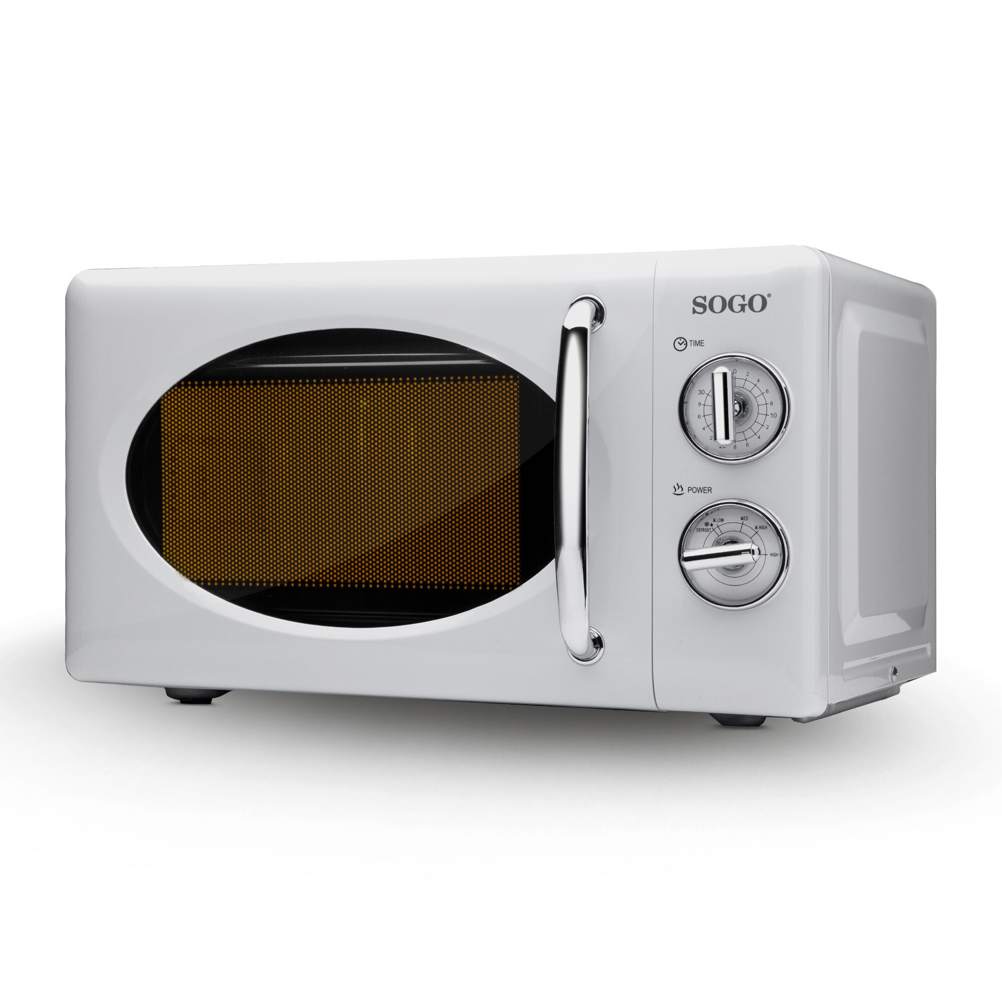 Four À Micro-Ondes Retro Blanc SOGO 20L - 5