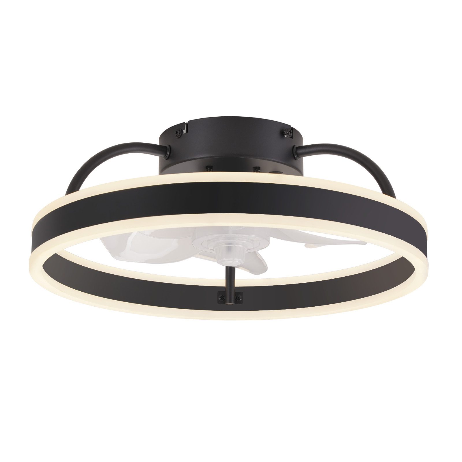 NETTLIFE Lampowentylator LED 34W 40cm, Cichy, Ściemnialny 3 Barwy Światła, 6 Prędkości z Pilotem do Sypialni i Salonu Nowoczesny - 9