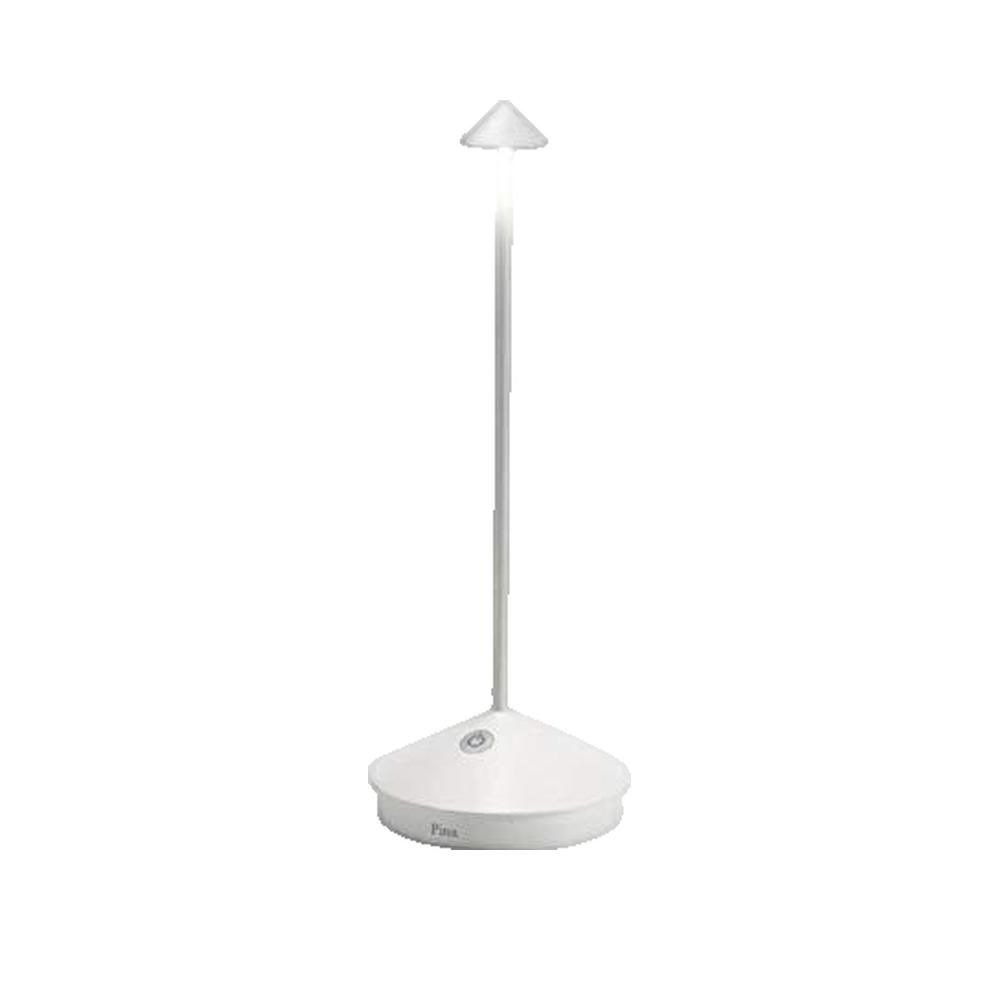 Lampka stołowa Zafferano elegancka LED ładowalna dotykowa ściemniana