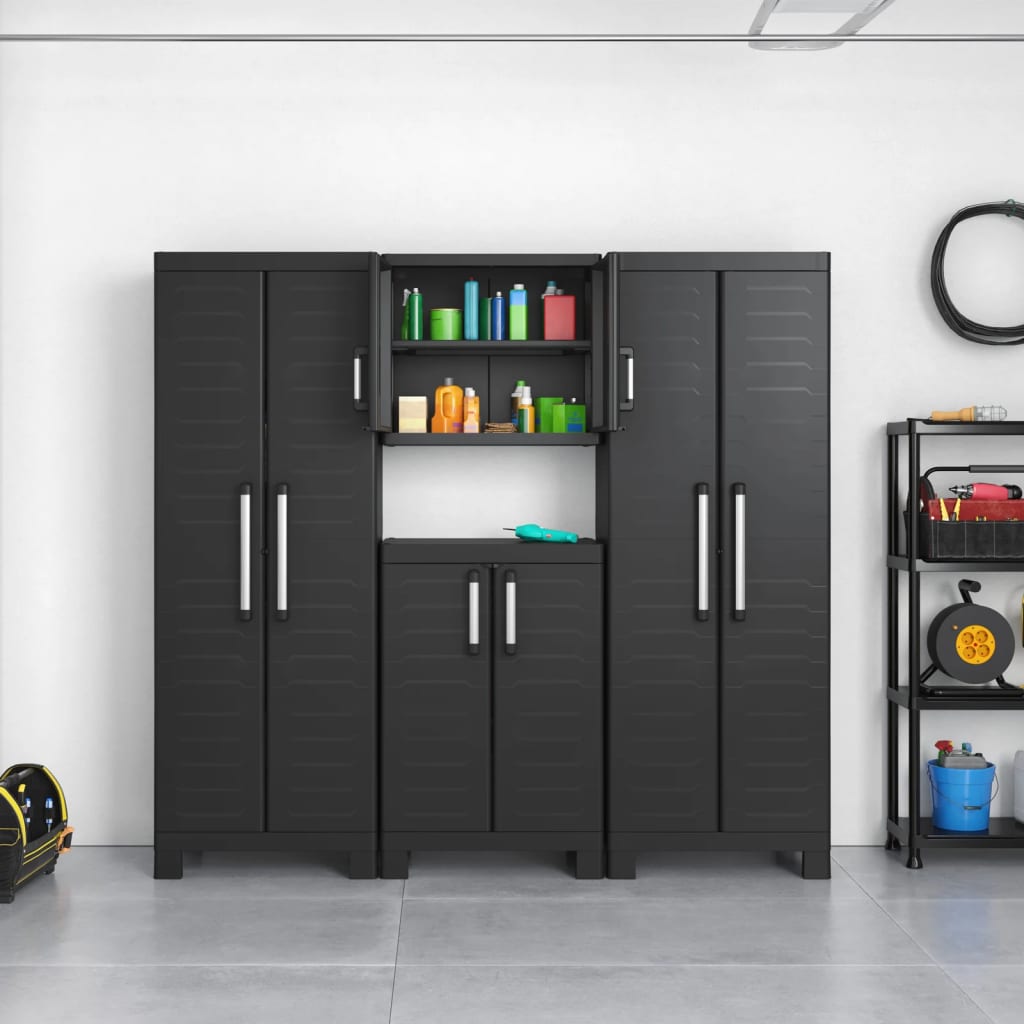 Maison Exclusive - Armoire de rangement haute Detroit Noir | Leroy Merlin