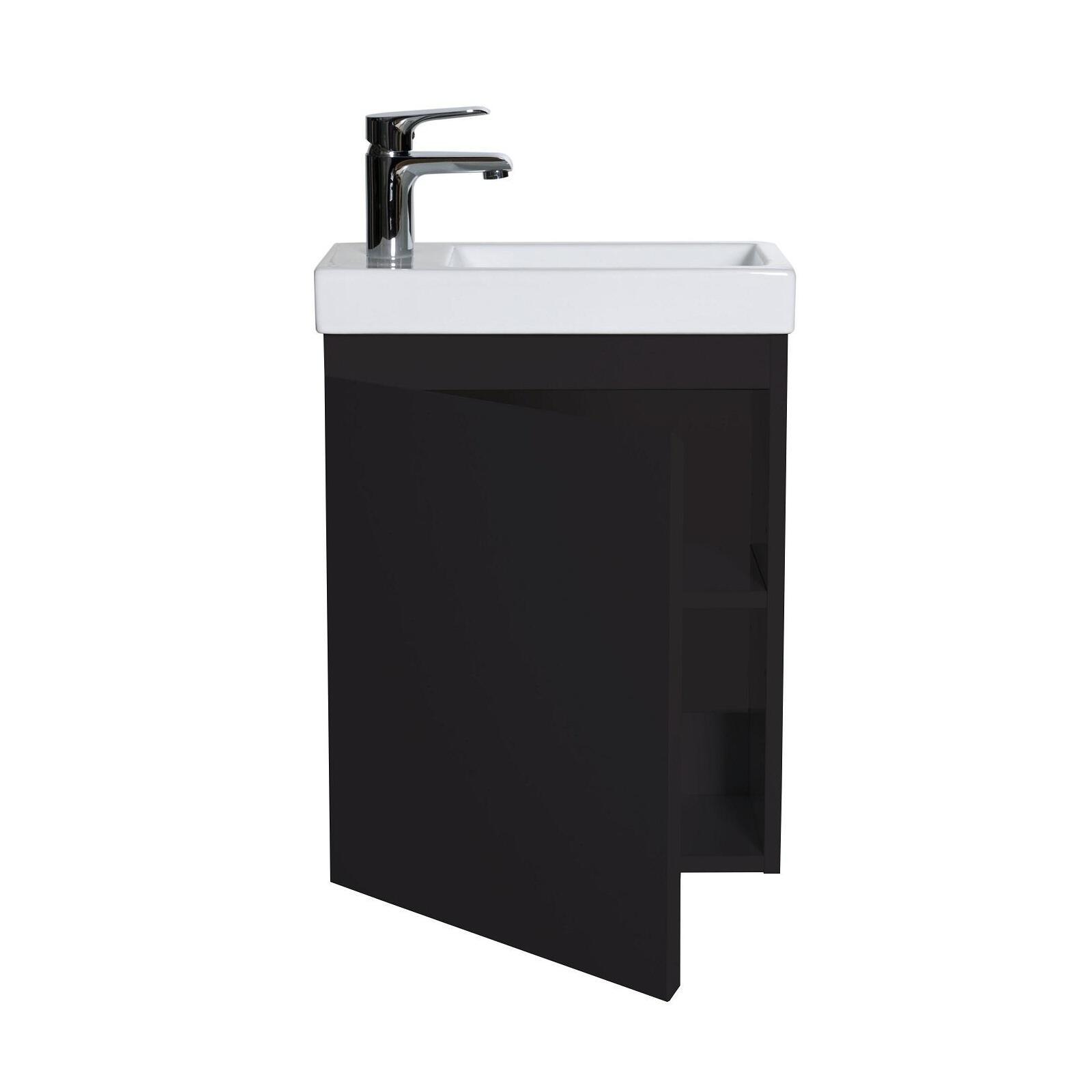 Meuble lave-mains LISA suspendu 41 cm - 4